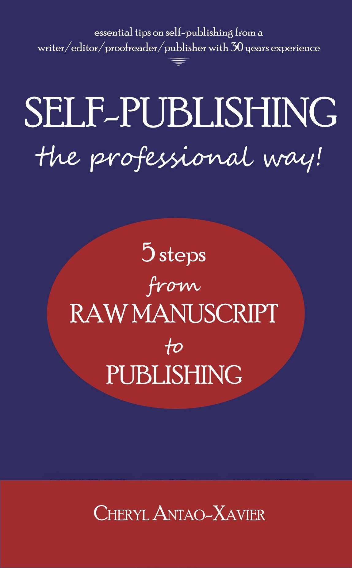 Self-Publishing the professional way! 5 steps from raw manuscript to published book